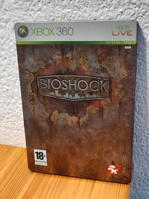 Jeu BioShock Xbox 360 - Version PAL FR Complète Avec Steelbook Collector - Très Bon état