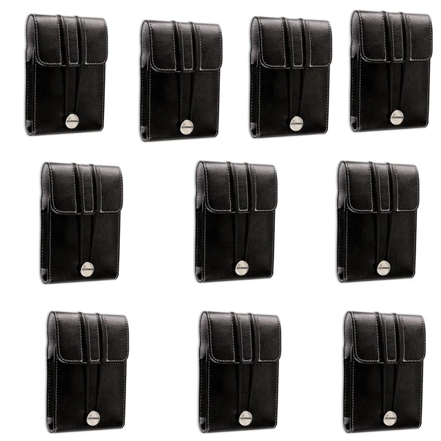 Pack of 10 Garmin Universal 3.5" & 4.3" Leather Carry Case Cover For GPS Sat Nav