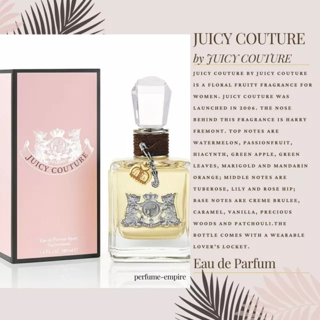 JUICY COUTURE Perfume 3.4 oz edp Women 3.3 100 ml New in Box Sealed 2