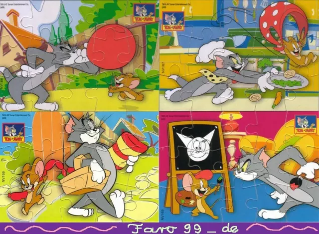 Ü EI Puzzle Tom und Jerry plus 4BPZ Zustand ungeklebt