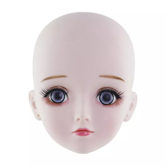 60cm 1/3 BJD Puppe Mädchen Kugelgelenk Puppenkopf Form Sculpt Mit 4D Augen DIY