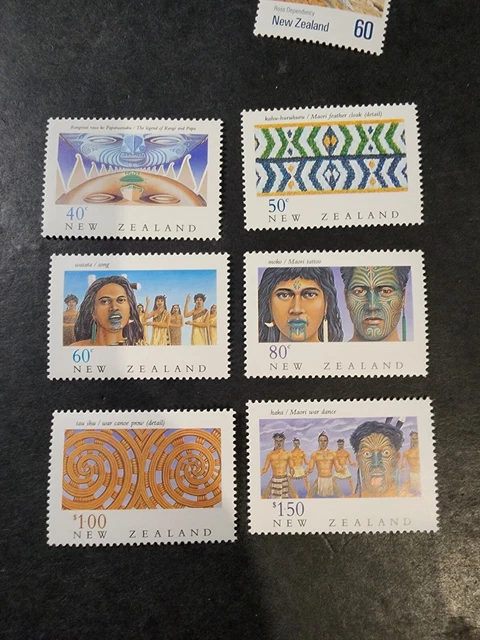 N. Zealand  1990 Heritage The Maori  set MUH  E13
