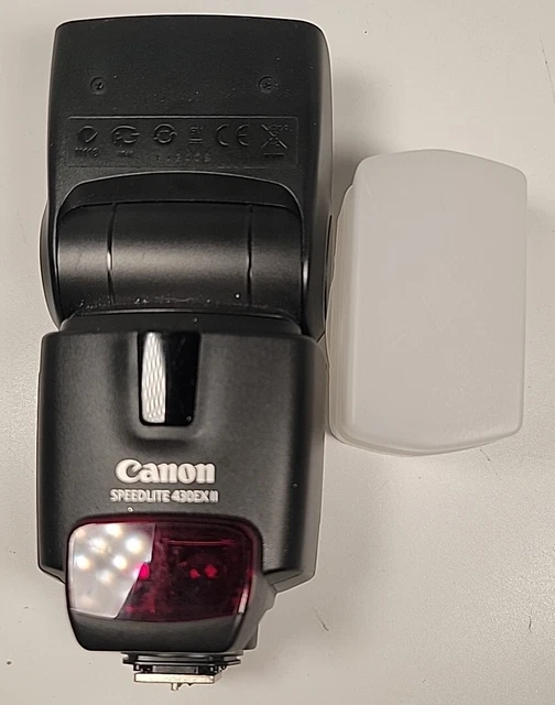 Canon Speedlite 430EX II Flash Tested With Difuser Great Condition