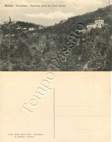 Cartolina di Abetone, panorama dal ponte - Pistoia