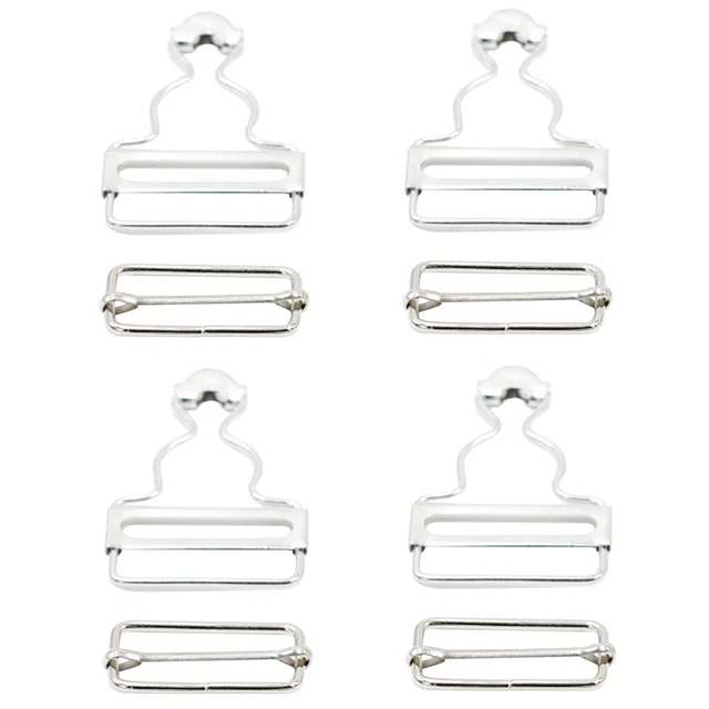 4 Pcs Boucle De Gourde Bavoir De Combinaison Boucle De Vêtements