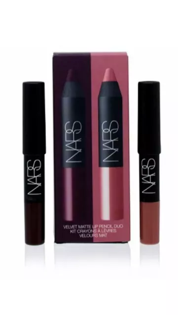 Nars Velvet Matte Lip Pencil Duo Train Bleu/intriguing