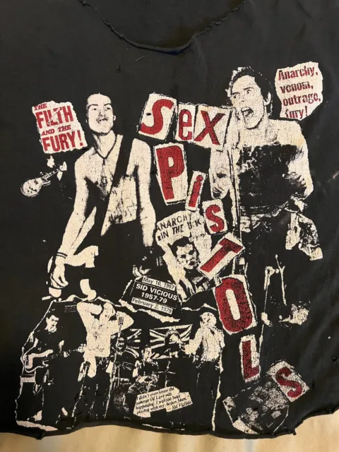 Vintage Early 90’s  Sex Pistols Shirt Single Stitch.