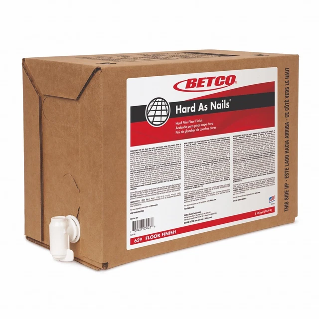 Betco Hard As Nails Floor Finish - Liquid - 640 fl oz (20 quart) - Mild Scent -