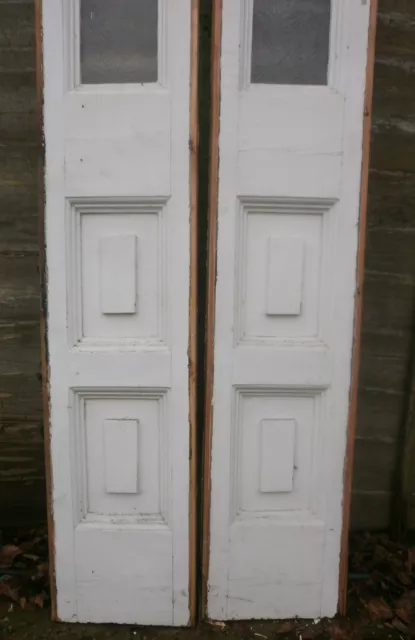 Antique front door side panels 2