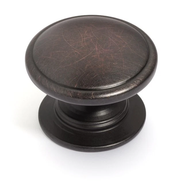 Aged Oil Rubbed Bronze Traditional Cabinet Hardware Knobs 80980