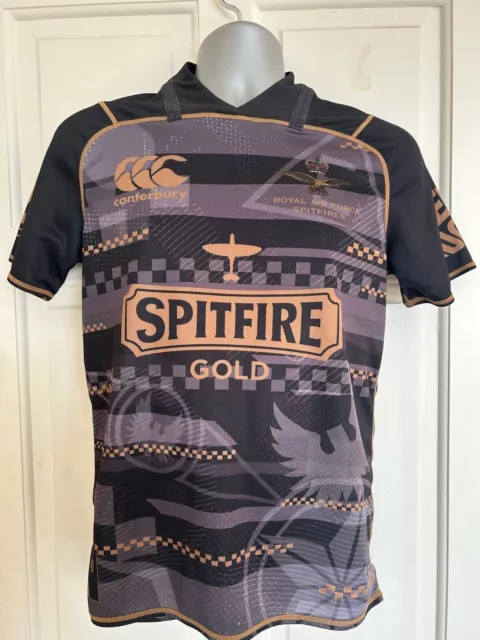 Canterbury RAF  Rugby Spitfires 7's Rugby Shirt/Jersey-Small-Mint