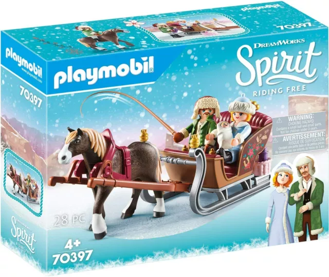 Playmobil Dreamworks spirit  Calèche d'Hiver 70397
