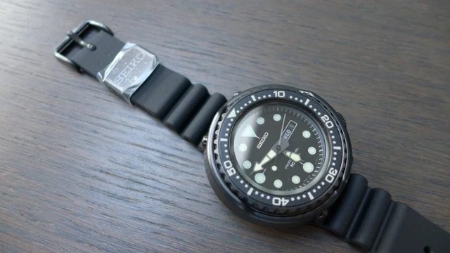VERY RARE Seiko Marinemaster Sbbn011 Darth Tuna 1000M Divers Watch 1 299.99 PicClick UK