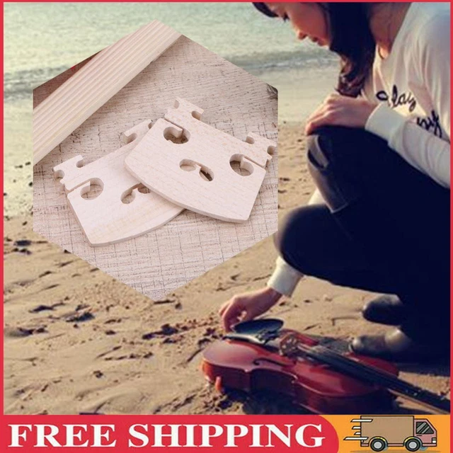 10pcs 4/4 Violin Bridges DIY Maple Fiddle Bridge Violins Accessories