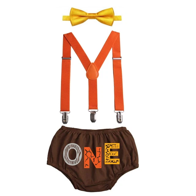 Baby Boy Jungle Safari One Cake Smash Costume 1st Birthday 1 Photo Shoot Outfit