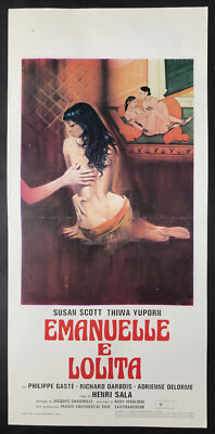 LOCANDINA EMANUELLE E Lolita Susan Scott Yuporn Sala Porno Sexy ...
