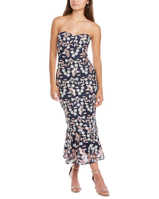 Shoshanna Asher Midi Dress Women's Blue 2