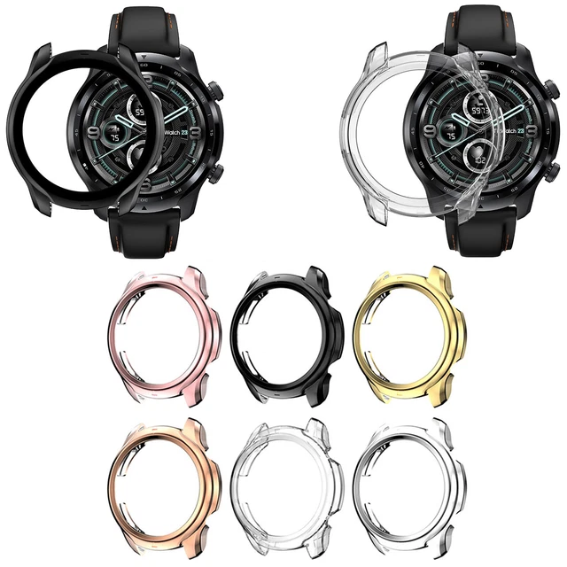 Für TicWatch Pro 3 GPS Smart Watch Cover Rahmen 47mm TPU Plated Protection Watch
