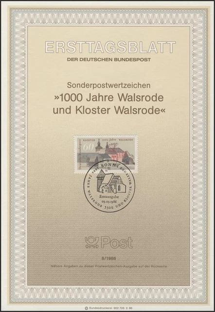 ETB 08/1986 Walsrode, Kloster