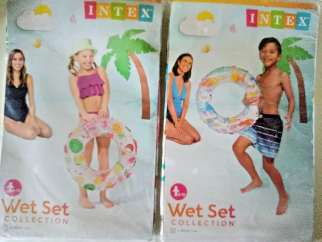 INTEX Schwimmring für Kinder ab 6-10 Jahre, ca.61cm, Schwimmreifen, Schwimmhilfe