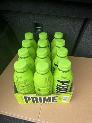 PRIME HYDRATION ENERGY Drink 500ml Logan Paul & KSI Lemon Lime - 12