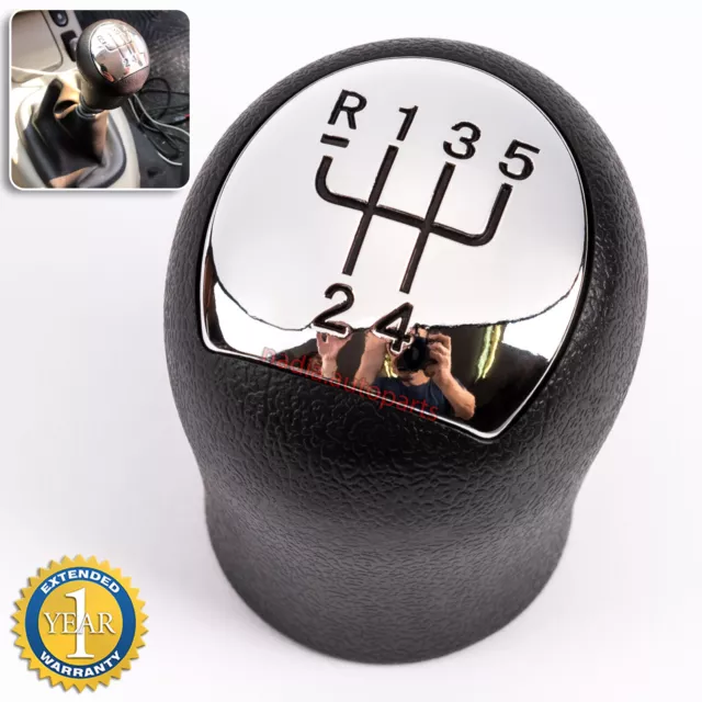 Pommeau Levier De Vitesse 5 Vitesses Manuel Pour Renault Megane Clio Kangoo