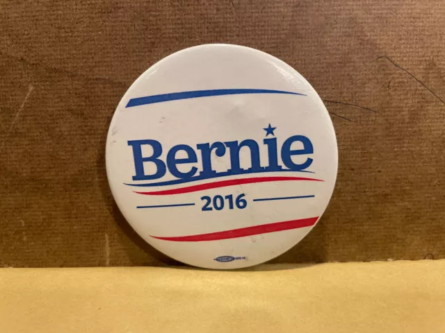 Official Bernie Sanders 2016 Presidential Candidate Pin DEMOCRAT PIN-BACK BUTTON