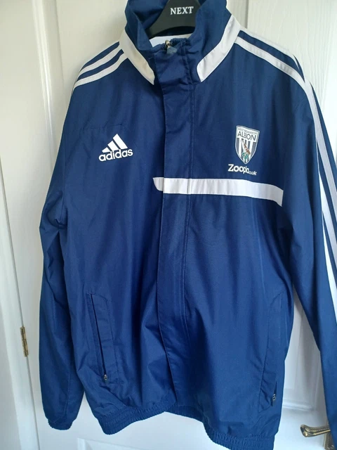 wba West Bromwich Albion wasserdichte Trainingsjacke adidas klein