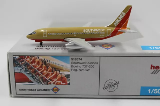 Herpa Wings 1:500 Southwest Airlines Boeing 737-200 (518574) Limited 1000 Ex.