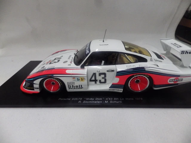 Miniature Minichamps 1/43 – Porsche 935/78 Moby Dick – 24h LM 1978 – Stommelen/Schurti