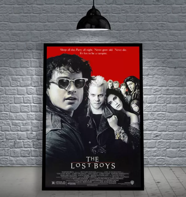 The Lost Boys (1987) Framed Movie Poster Print Cinema A1 & 60X40Cm