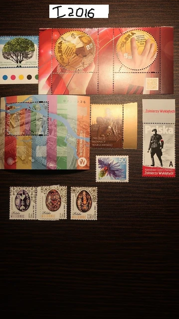 Polnische Briefmarken - 1. Quartal 2016
