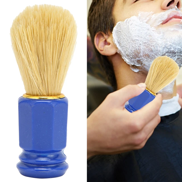 (bleu) Brosse De Rasage Pour Hommes Brosse De Nettoyage De Barbe à Poils RMM