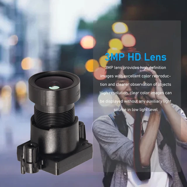 3MP HD Camera Lens With Professional Wide Angles Fixed Focus Lens For Security