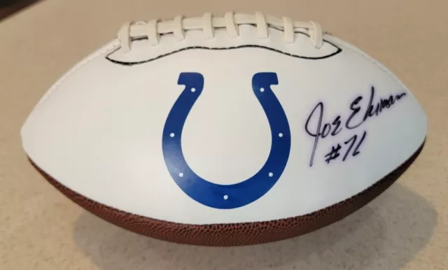 Joe Ehrmann Baltimore Colts Signed Football - No COA