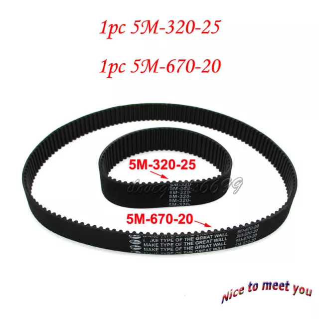 5M-320-25 5M-670-20 Drive Clutch Belt Bladez Moby Gas Scooter 23cc 33 35cc 40cc