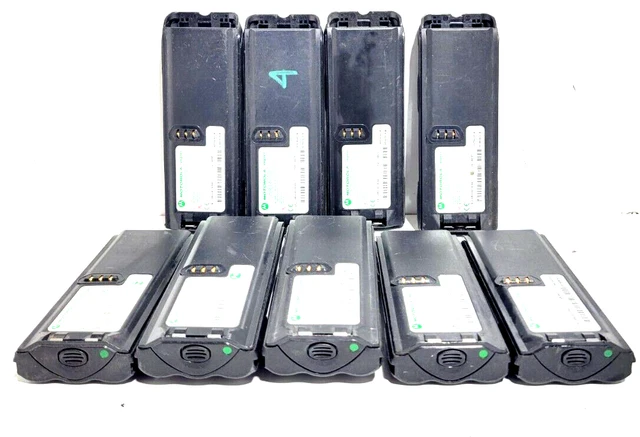 LOT OF 9 - Motorola NNTN4437B BatteryNIMH 7.5V XTS 3000/3500/4250/5000