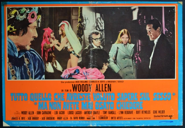 FOTOBUSTA TUTTO QUELLO CHE AVRESTE VOLUTO SAPERE SUL SESSO WOODY ALLEN