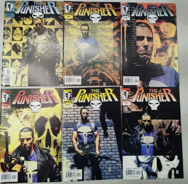 The Punisher #7-12 Marvel Knights 2000/01 Comic Books VF/NM