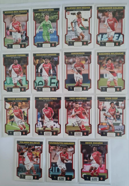 Lot 13 Cartes Panini RC Strasbourg Alsace Ligue 1 2023-2024 - Set Complet équipe