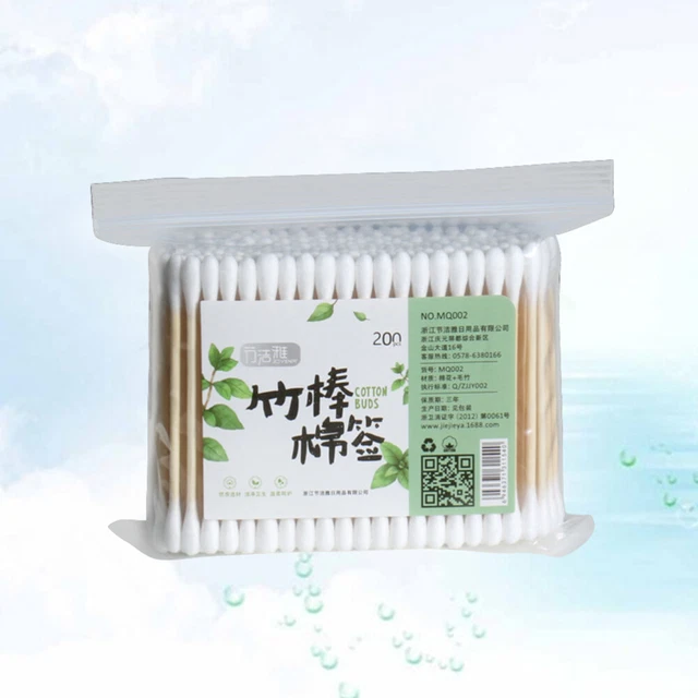 300 Cotton Fioc Lunghi 15 Cm - Con Bastoncino In Legno | Per Trucco, Pulizia E Artigianato | Biodegradabili - Foto 11