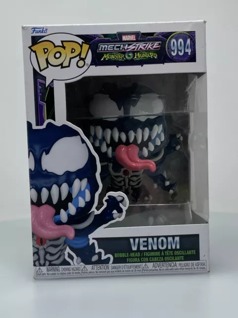 Funko POP! Marvel Mech Strike Monster Hunters Venom #994 Vinyl Figure DAMAGED