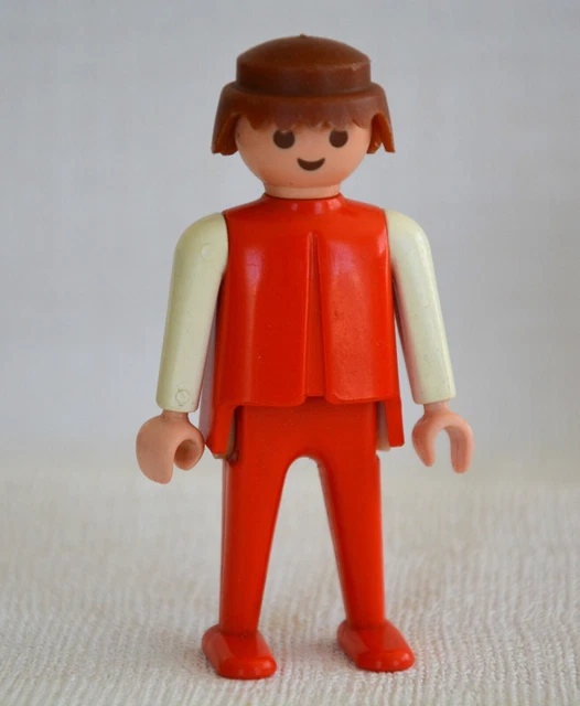 Rare Playmobil Rouge Pastel Vintage 1974 – Personnage Collection