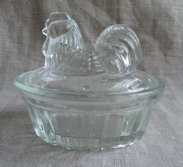 Beurrier Céramique Forme Poule – Style Ferme, Déco Campagne