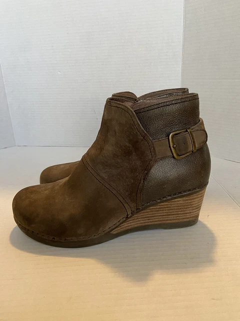 DANSKO SHIRLEY BLACK Wedge Bootie N5881 Size 11.5 12 US 42 EU