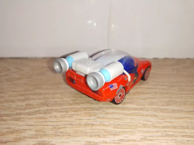 0505211 Voiture Cars disney Pixar métal Mattel lightning mcqueen burnt autonaut 2