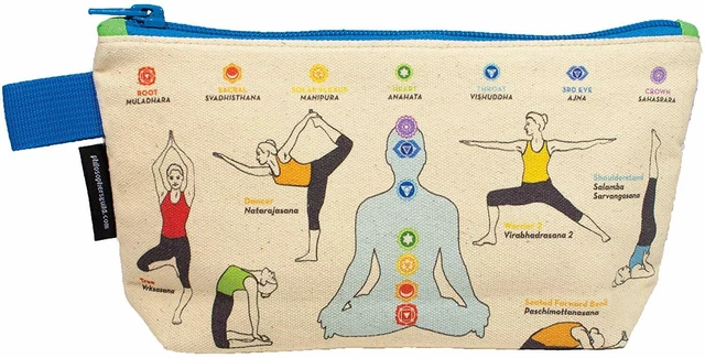 Yoga Bolso de Cremallera - Cosméticos Maquillaje Funda - Namaste Deporte 15