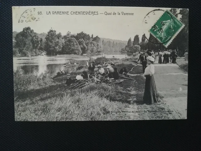 CPA 94 La Varenne Chennevières - Quai de la Varenne