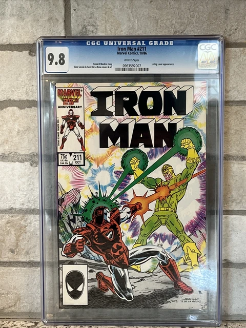 Iron Man #211 (Marvel, 1986) CGC NM/MT 9.8 White pages