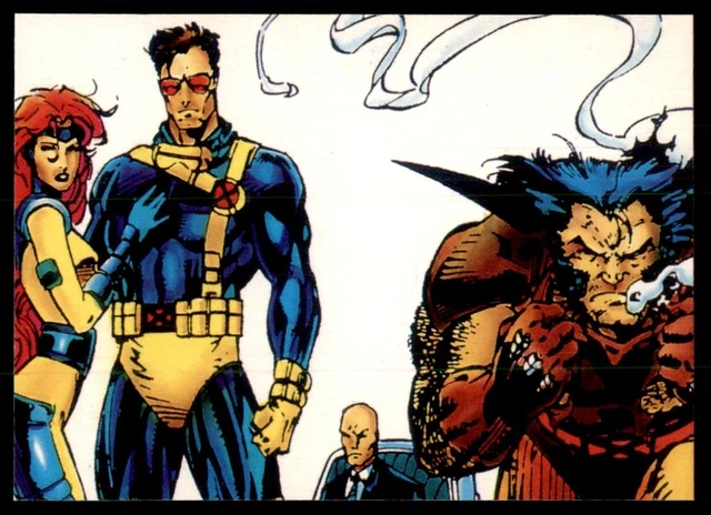 Comic Images X Men Trading Card Jim Lee Art 1991 On The Move No